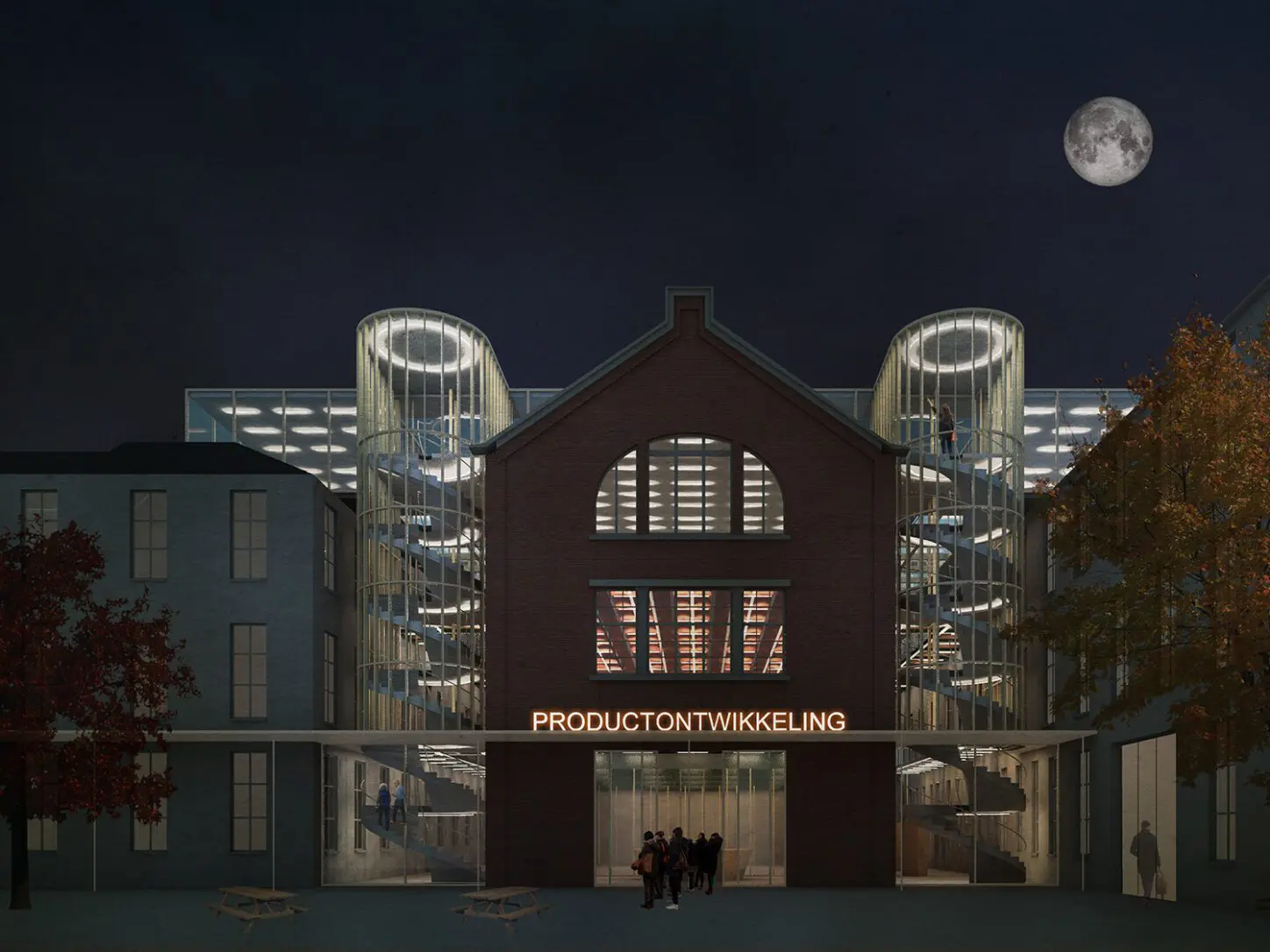 DE KENNNISFABRIEK Renovation and expansion of a university campus