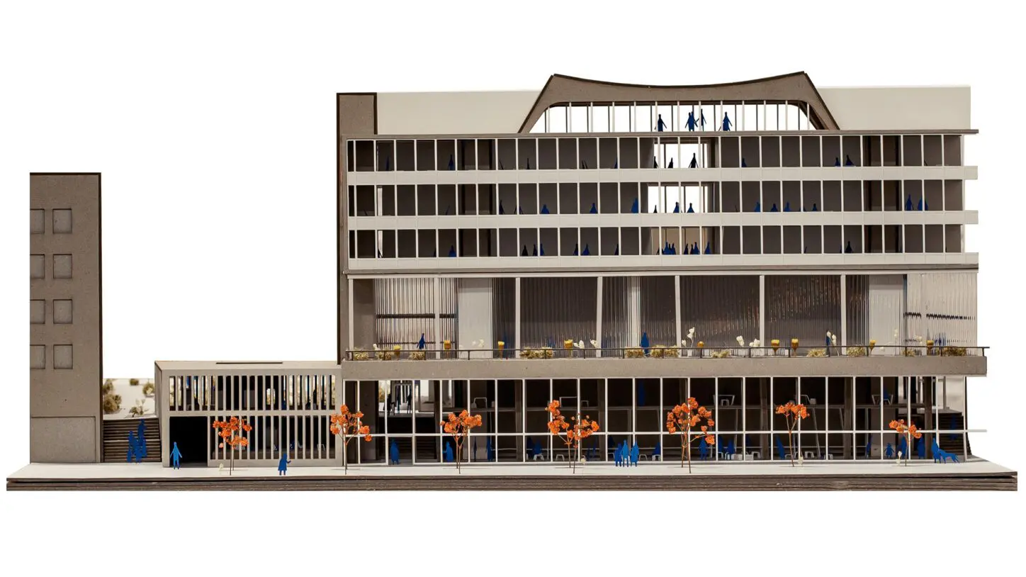 AUDERGHEM Renovation of the town hall and cultural centre, physical model