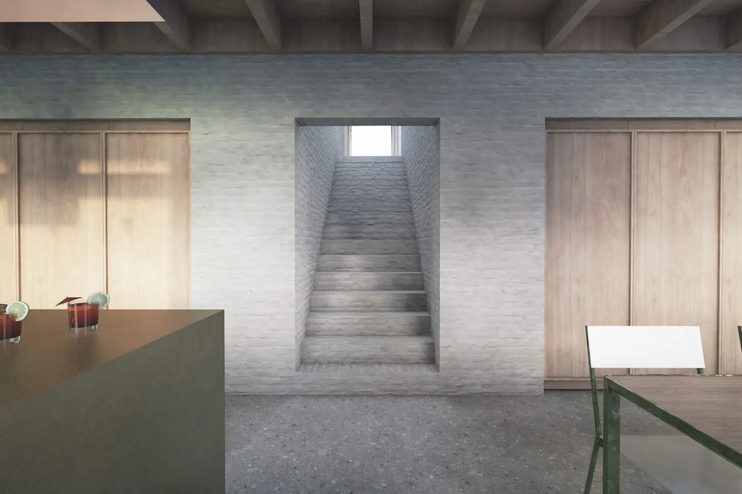 VANDYCK Construction of a single family house, stairs