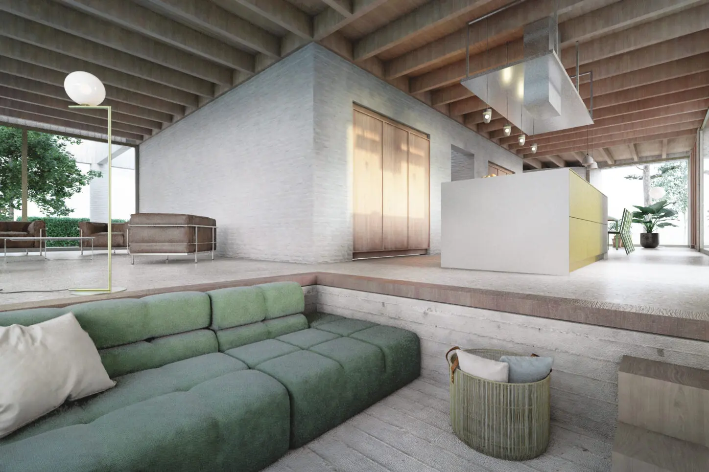 VANDYCK Construction of a single family house, seating area