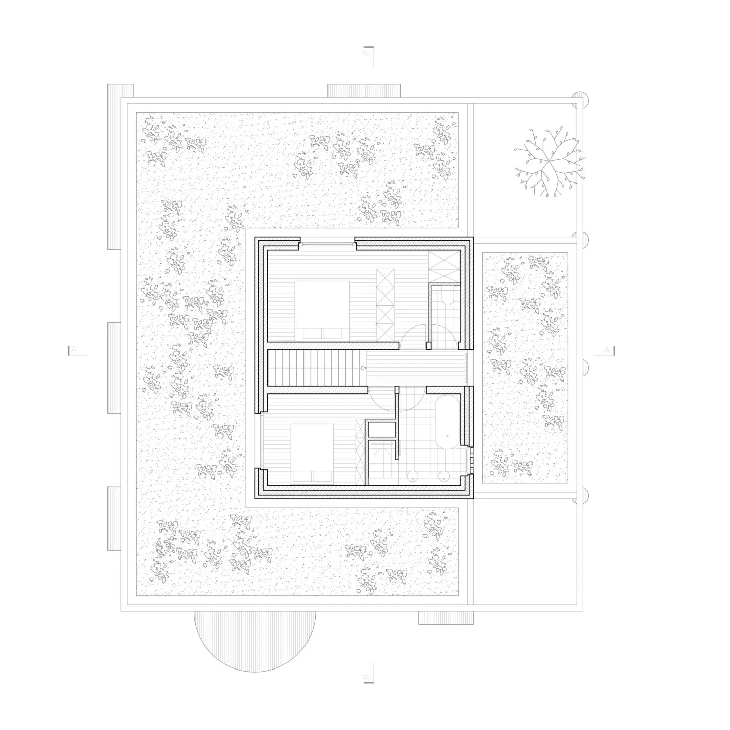 VANDYCK Construction of a single family house, plan first floor