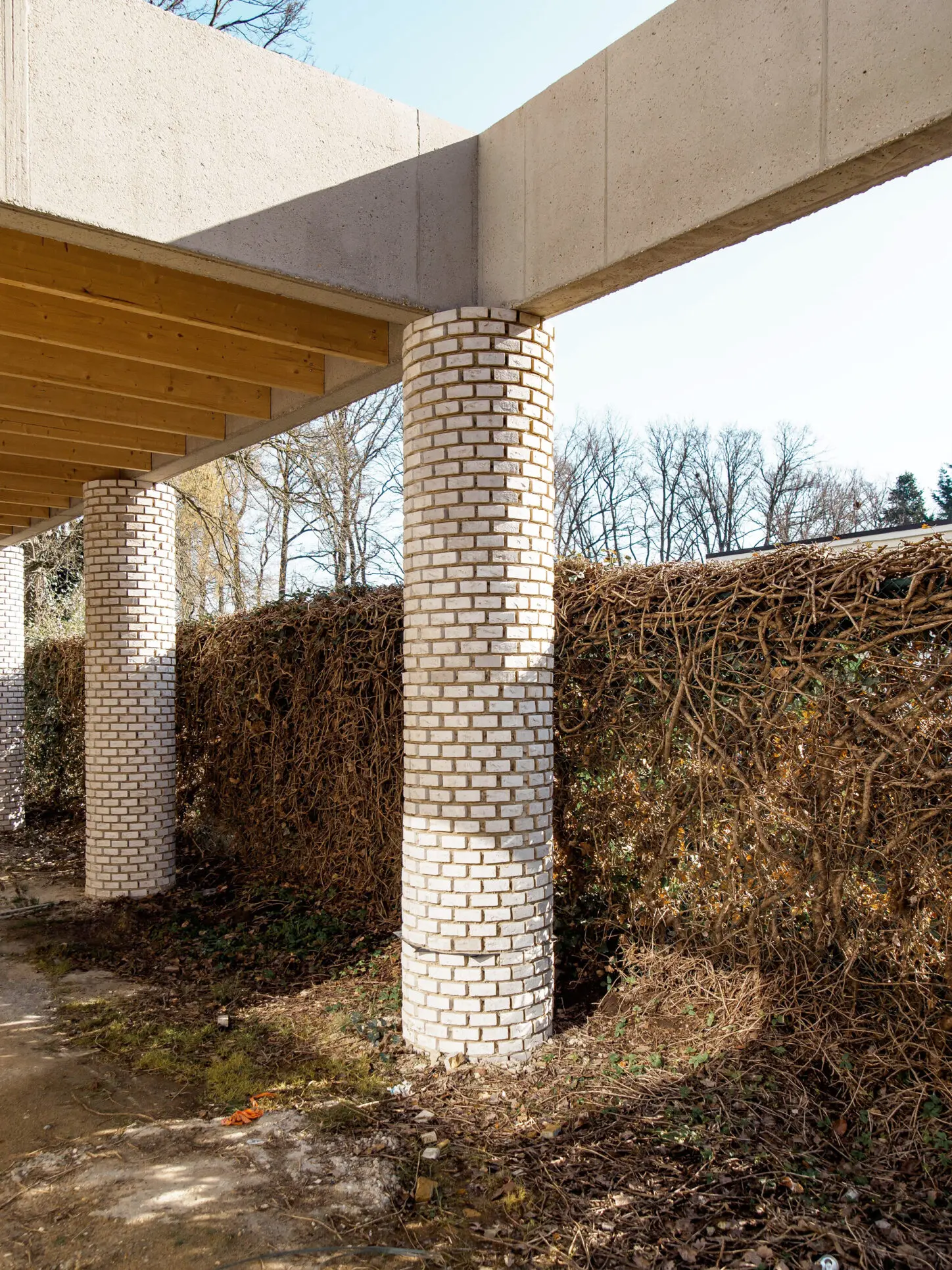 VANDYCK Construction of a single family house, column bare structure