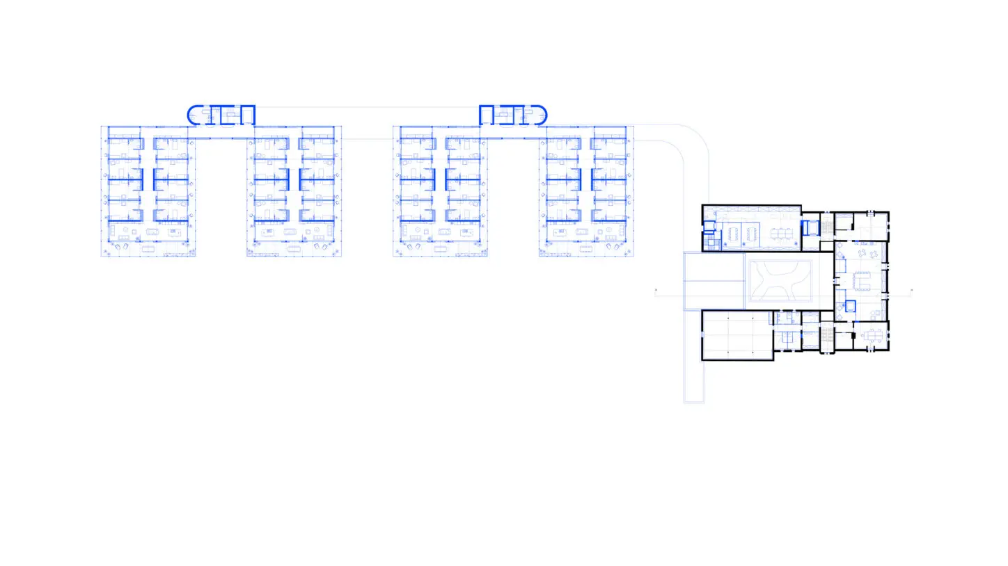 ZEMST Residential care center for the elderly, plan second floor