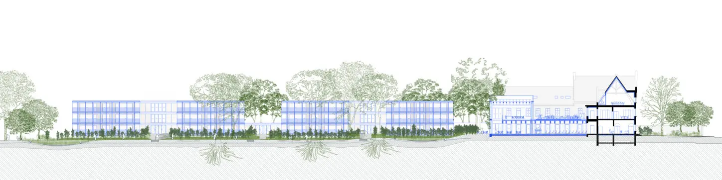 ZEMST Residential care center for the elderly, section