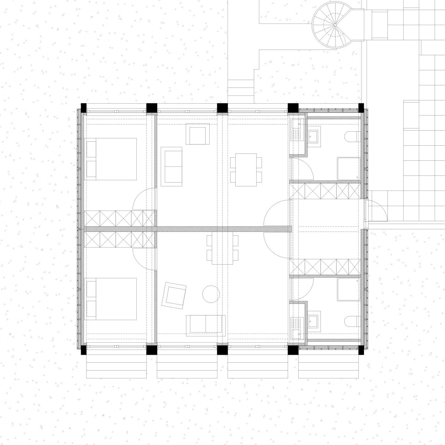 CIRCULAR RETROFIT LAB Renovation and re-programming of prefab student housing modules