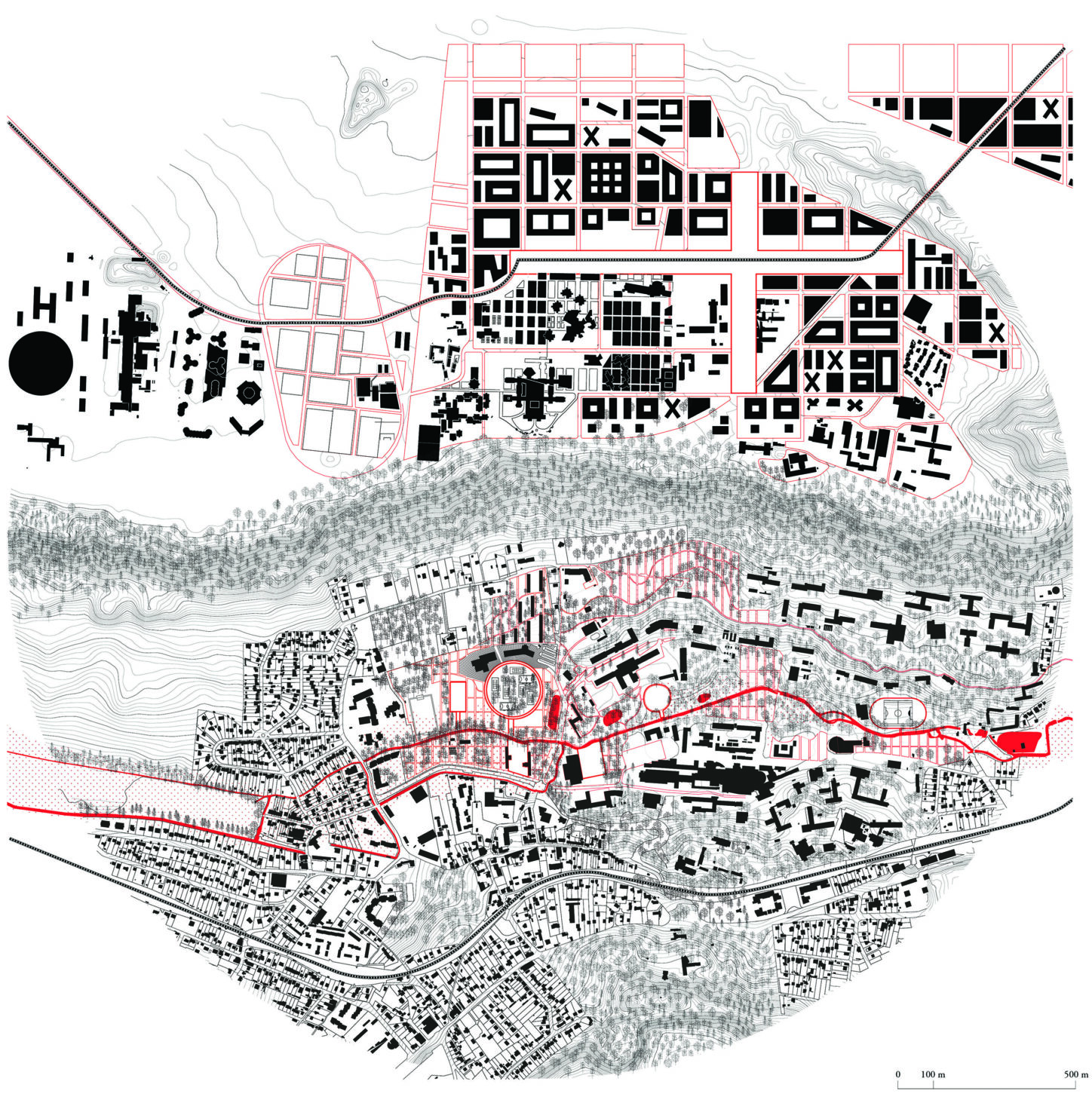 ROOMS ROOMS ROOMS Masterplan for the campus of Bures sur l’Yvette siteplan