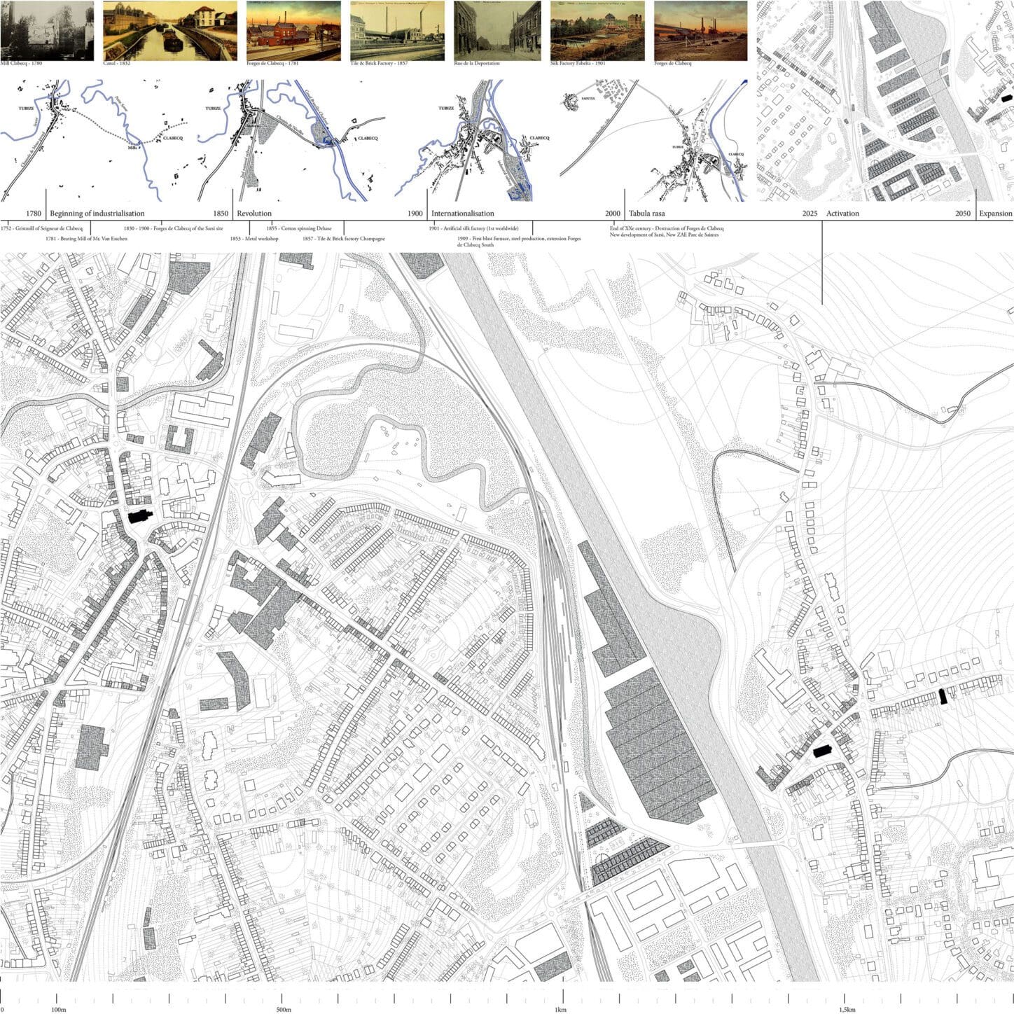 LEARNING FROM TUBIZE Masterplan of the Forges de Clabecq site