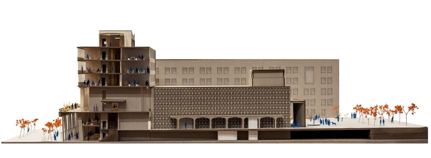 AUDERGHEM Renovation of the town hall and cultural centre, physical model