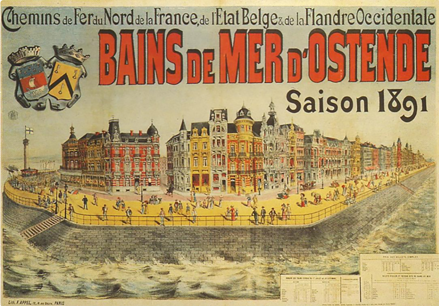 VLAAMSE KUST Study on the effect of rising sea levels on coastal buildings, Oostende poster